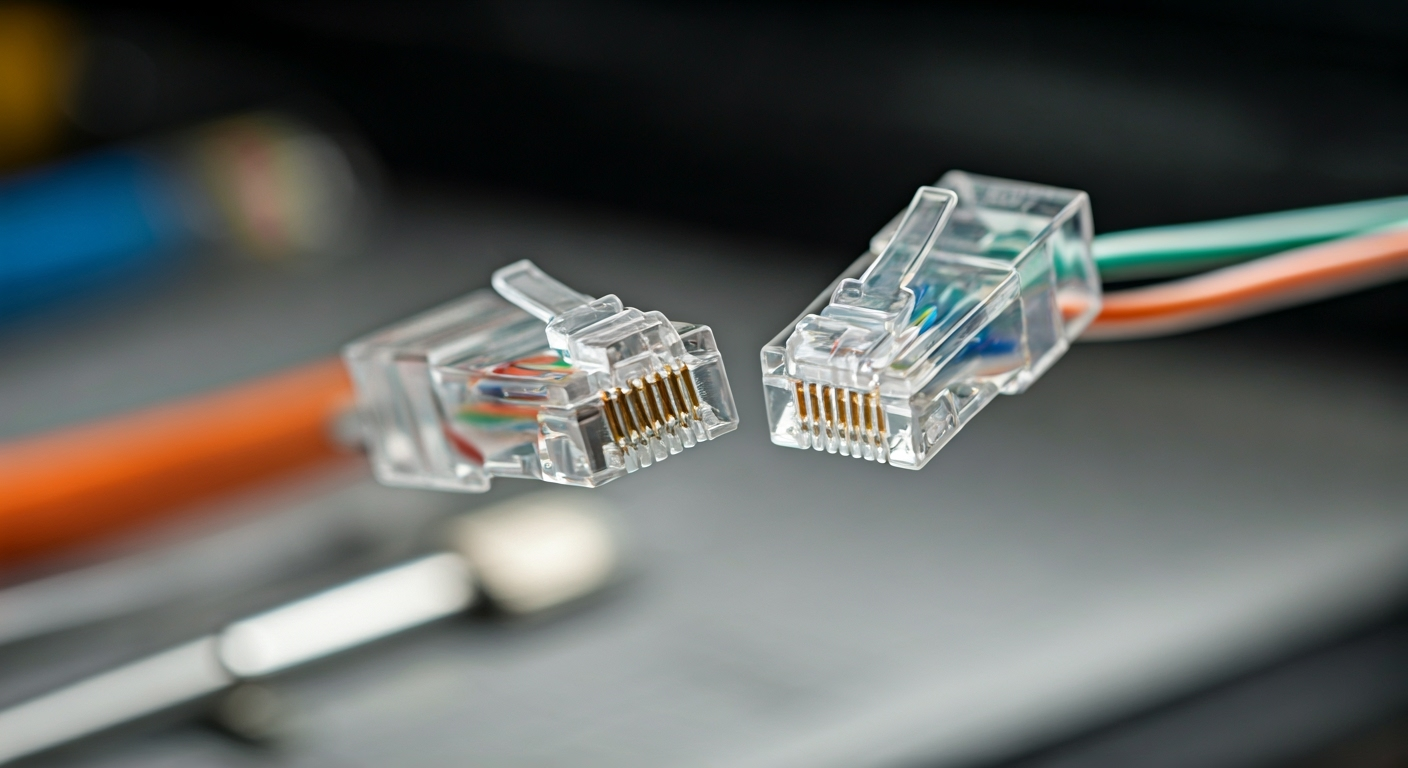 Jak zarobić kabel ethernet? Krok po kroku 2