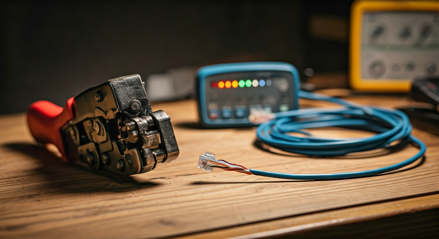 Jak zarobić kabel RJ45? Krok po kroku 2